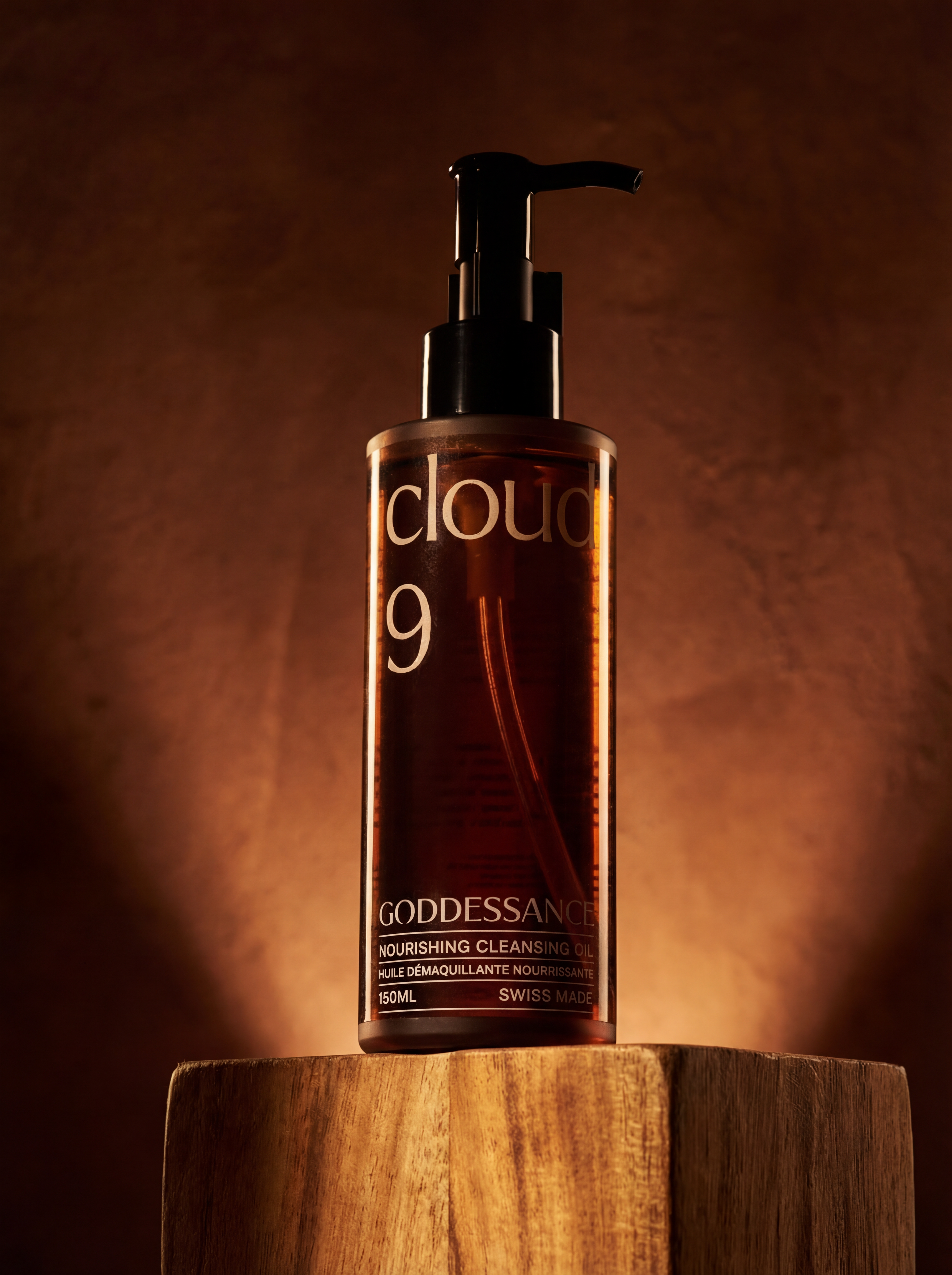 Cloud 9 cleansing oil texture close-up