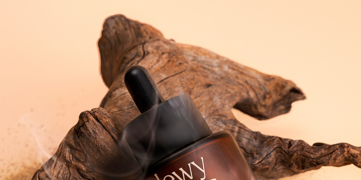 Dewy Drops Hydrating Serum bottle, Goddessance