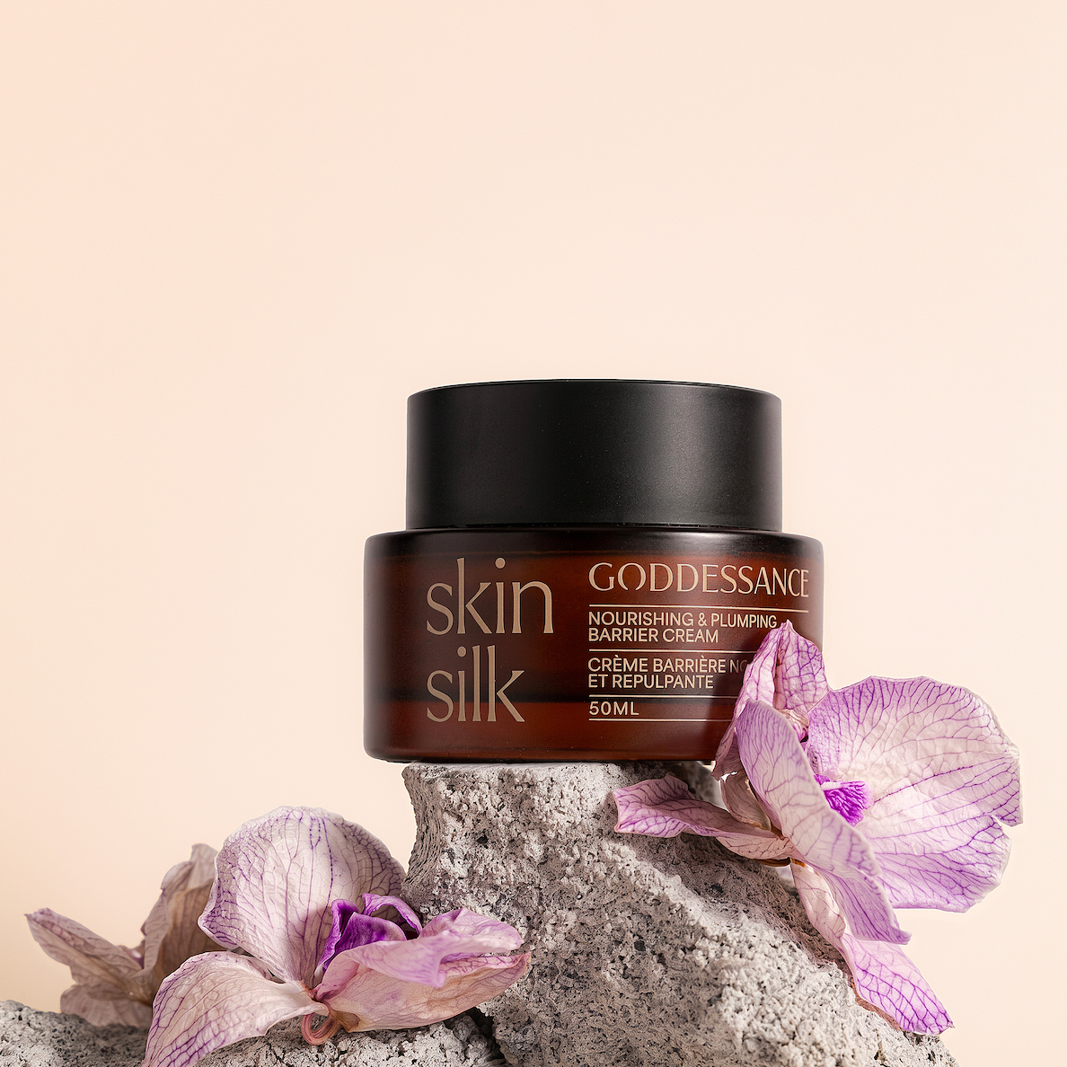 Skin Silk Barrier Cream jar, Goddessance moisturizer for dry and reactive skin