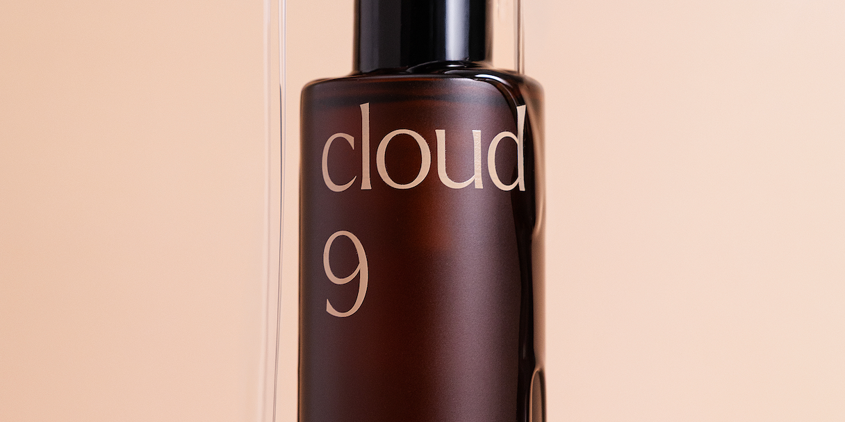 Cloud 9 Nourishing Cleansing Oil bottle, Goddessance facial cleansing oil for sensitive skin